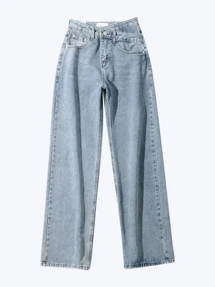 Spijkerbroek High Waist Loose Wide Leg nu 24,95!