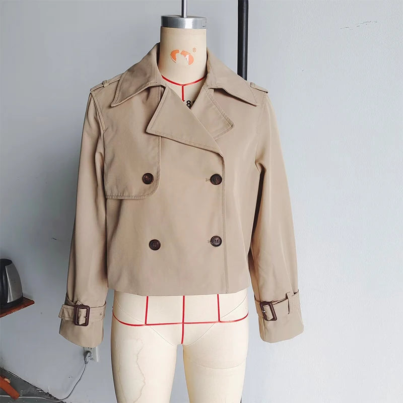 Korte trenchcoat!