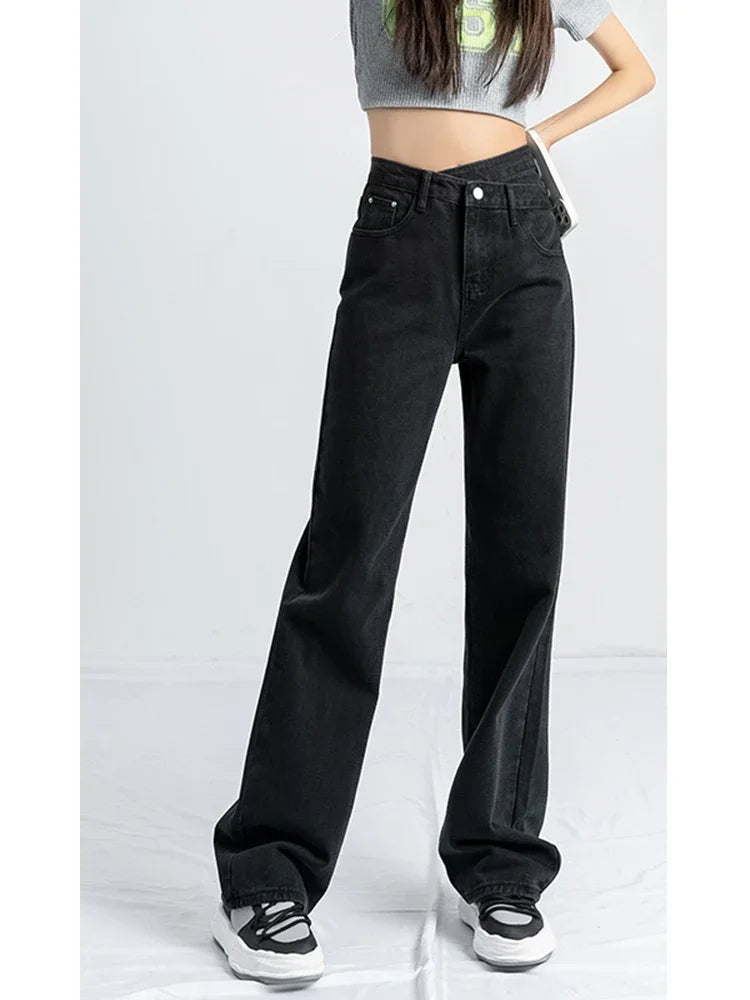 Spijkerbroek High Waist Loose Wide Leg nu 24,95!